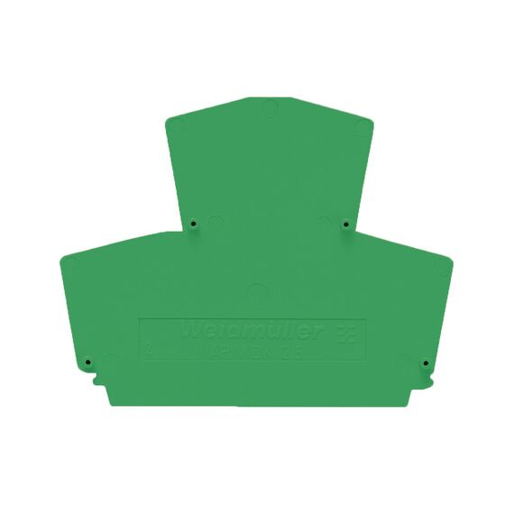 Capac clemă Weidmüller WAP WDK2.5 GN, cod 1059140000, verde - megora.ro
