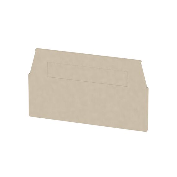 Capac clemă Weidmüller WAP WTR2.5/ZZ, cod 1074600000, bej - megora.ro