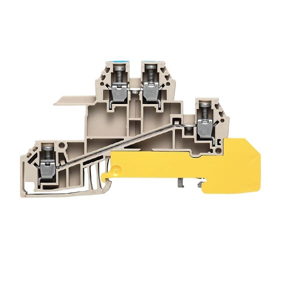 Clemă cu șurub Weidmüller WDL 2.5/S/N/L/PE, cod 1030700000 - megora.ro