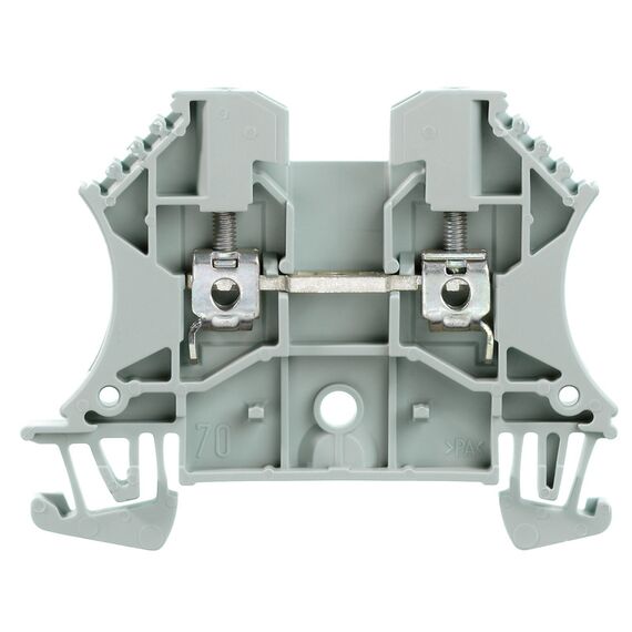Clemă cu șurub Weidmüller WDU 2.5 GR, cod 1037720000, gri - megora.ro