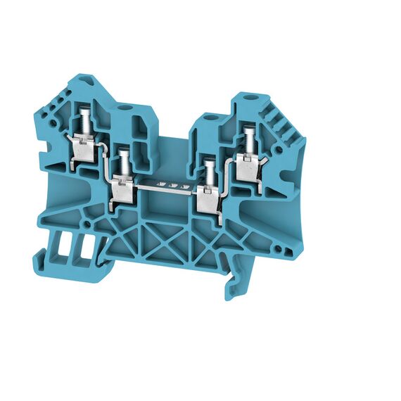 Clemă cu șurub Weidmüller WDU 4/ZZ BL, cod 1114720000, albastru - megora.ro
