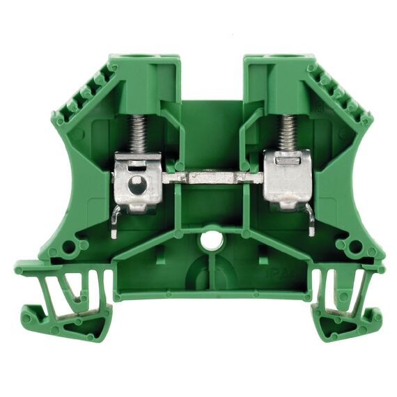 Clemă cu șurub Weidmüller WDU 6 GN, cod 1020290000, verde - megora.ro