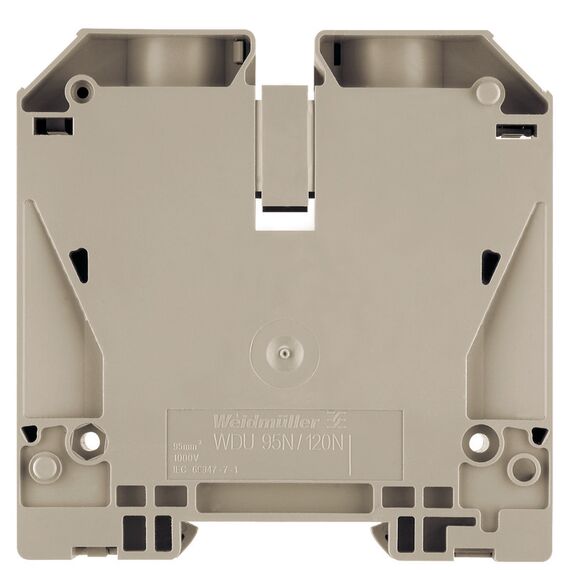 Clemă cu șurub Weidmüller WDU 95N/120N, cod 1820550000, crem - megora.ro