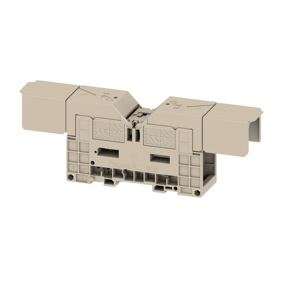 Clemă cu șurub Weidmüller WFF 300/AH, cod 1029700000, bej - megora.ro