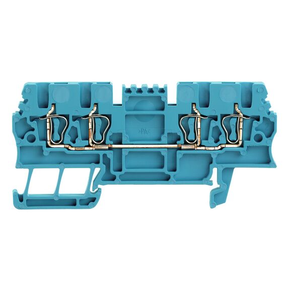 Clemă plug-in Weidmüller ZDU 1.5/4AN BL, cod 1775600000 - megora.ro