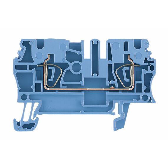 Clemă plug-in Weidmüller ZDU 2.5 BL, cod 1608520000 - megora.ro