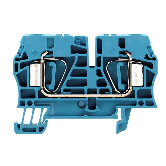 Clemă plug-in Weidmüller ZDU 6 BL, cod 1608630000 - megora.ro