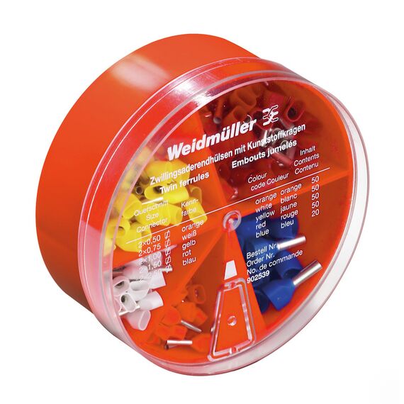 Pin terminal Weidmüller ZH-BOX 0,5-2,5QMM, cod 9025390000 - megora.ro
