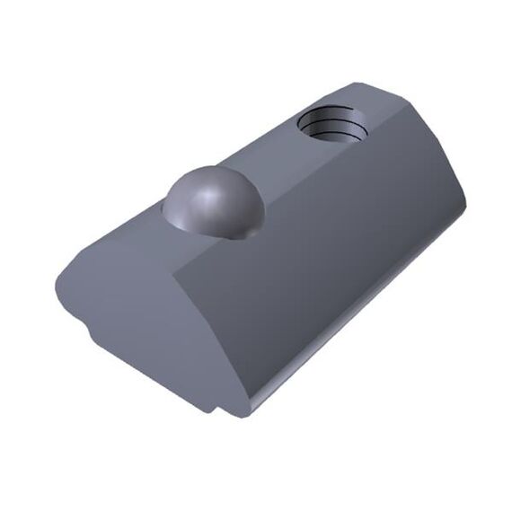 Piuliță canal cu bilă, profil compatibil Item 20x20, canal 5 mm - megora.ro