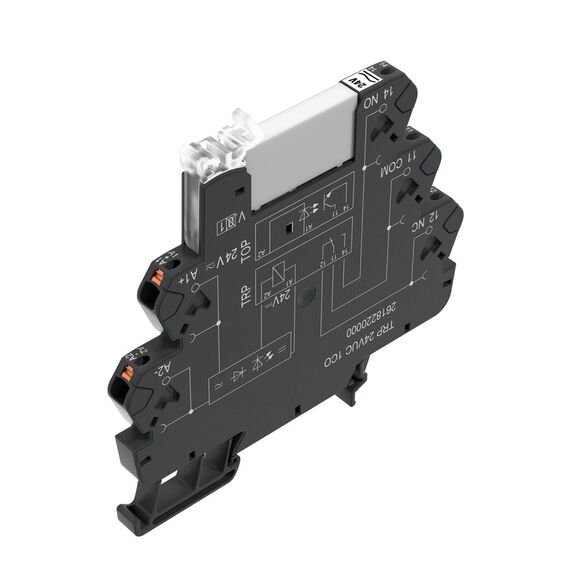 Releu șină DIN Weidmüller TRP 120VUC 1CO, cod 2618010000 - megora.ro