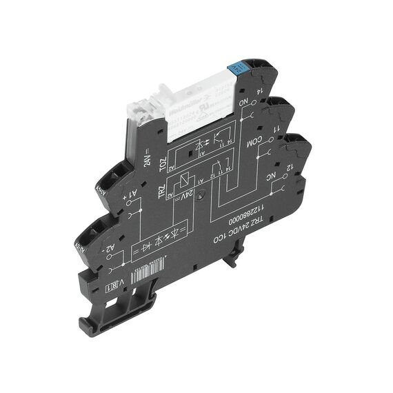 Releu șină DIN Weidmüller TRZ 24VDC 1CO, cod 1122880000 - megora.ro