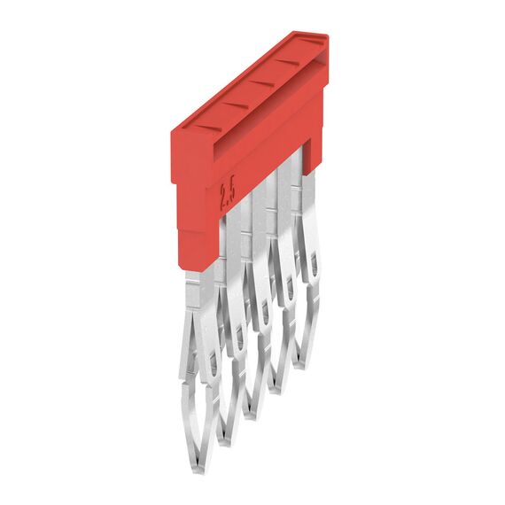 Scurtcircuitor cu șurub Weidmüller ZQV 1.5N/5 RD, cod 1985710000 - megora.ro