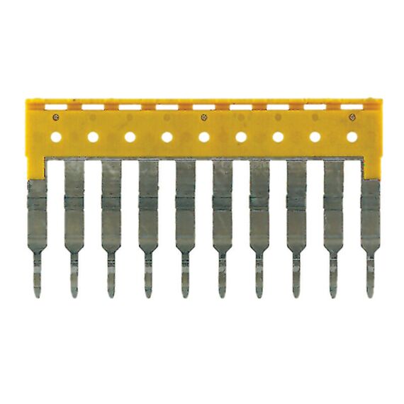 Scurtcircuitor cu șurub Weidmüller ZQV 2.5/10, cod 1608940000 - megora.ro