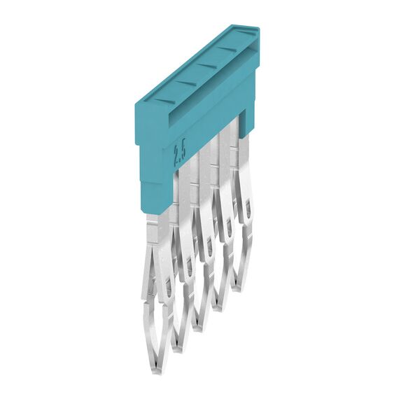 Scurtcircuitor cu șurub Weidmüller ZQV 2.5N/5 BL, cod 1527790000 - megora.ro
