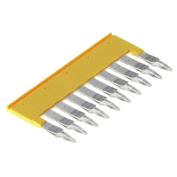 Scurtcircuitor cu șurub Weidmüller ZQV 4/10 GE, cod 1609030000 - megora.ro