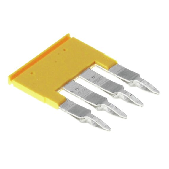 Scurtcircuitor cu șurub Weidmüller ZQV 4/4 GE, cod 1608970000 - megora.ro