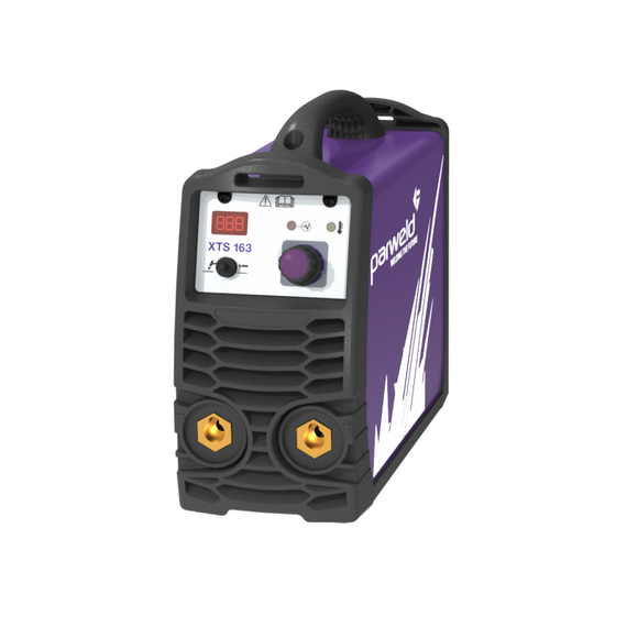 Aparat sudare electrozi XTS163 + set clești sudură de tip MMA, TIG DC, 20-160 A, 4.5 kVA, electrozi max. 3.2 mm - megora.ro