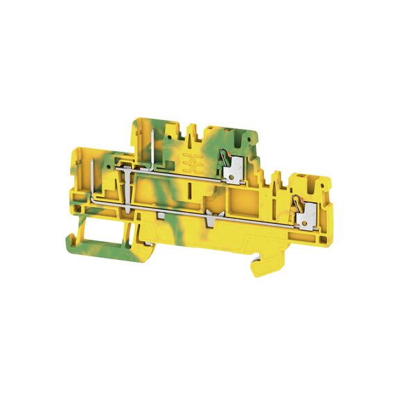 Clemă de împământare Weidmüller APGTB 1.5 2T PE 4C/2, cod 2485870000 - megora.ro