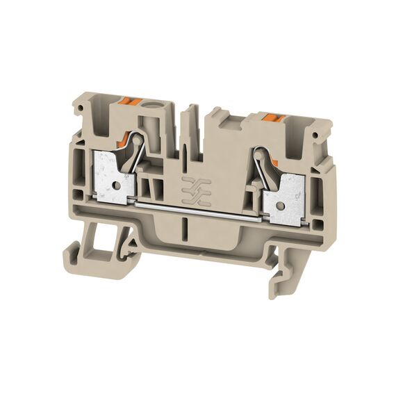 Clemă plug-in Weidmüller A2C 4, cod 2051180000, crem - megora.ro