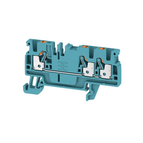 Clemă plug-in Weidmüller A3C 2.5 BL, cod 1521780000, albastru - megora.ro