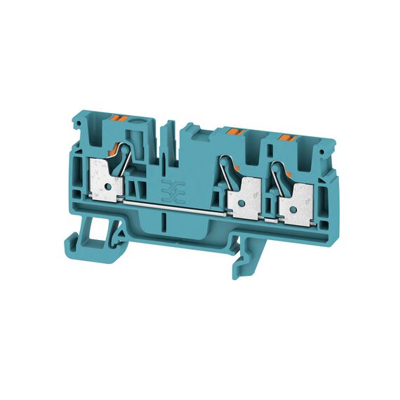 Clemă plug-in Weidmüller A3C 4 BL, cod 2051280000 - megora.ro