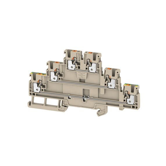 Clemă plug-in Weidmüller A3T 2.5 FT-FT-PE, cod 2428530000 - megora.ro