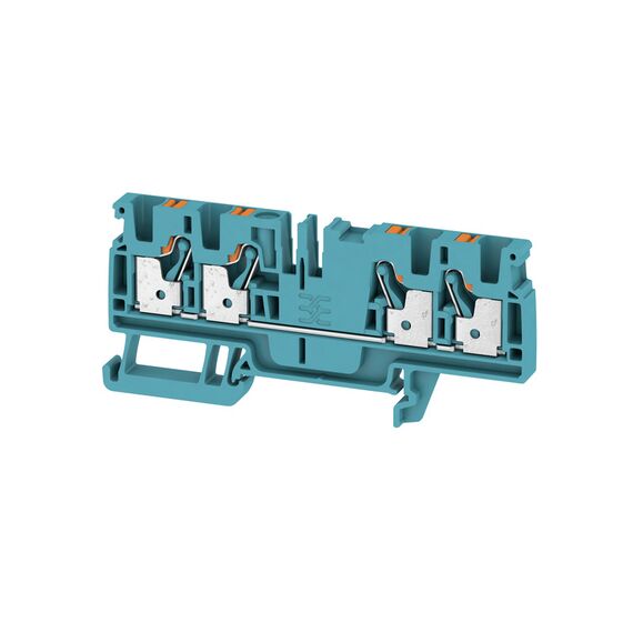 Clemă plug-in Weidmüller A4C 4 BL, cod 2051520000, albastru - megora.ro