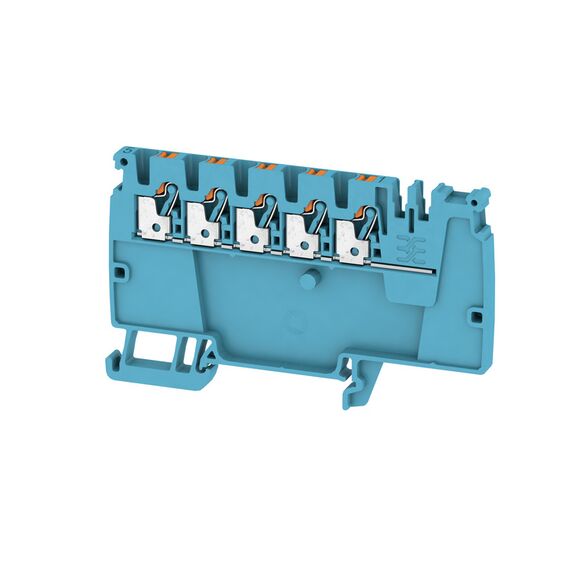 Clemă plug-in Weidmüller AAP12 2.5 LI  BL/OR, cod 2522840000 - megora.ro