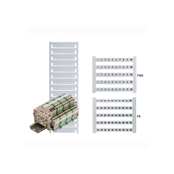 Etichetă cleme Weidmüller DEK 5 FW 51-100, cod 473460051 - megora.ro