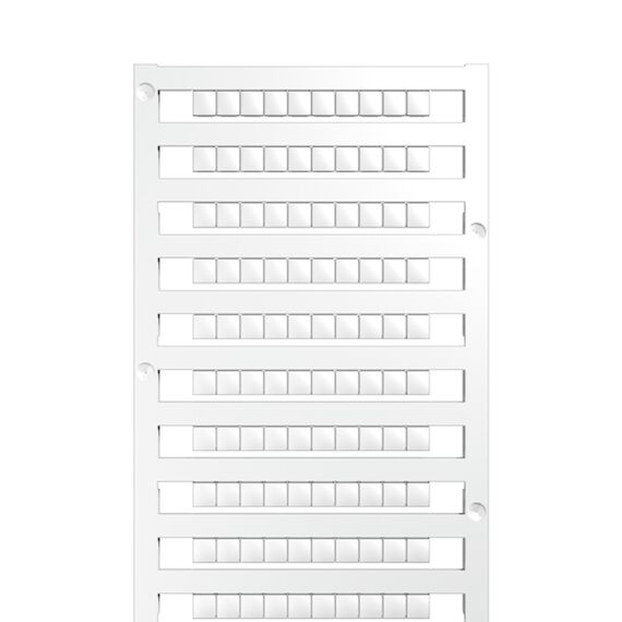 Etichetă cleme Weidmüller DEK 5/5 MC NE WS, cod 1609801044, alb - megora.ro