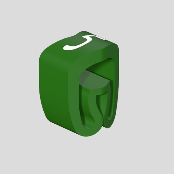 Etichetă cablu Weidmüller CLI C 1-3 GN/WS 5 MP, cod 252611518, verde - megora.ro