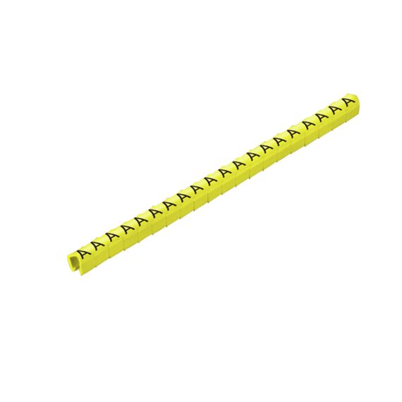 Etichetă cablu Weidmüller CLI O 10-3 GE/SW W MP, cod 648001683, galben - megora.ro