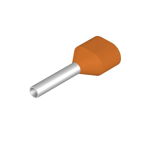 Pin terminal Weidmüller H0,5/14 ZH OR SV, cod 9004440000 - megora.ro
