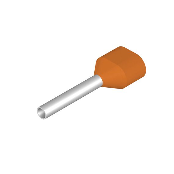 Pin terminal Weidmüller H0,5/16 ZH OR, cod 9037210000 - megora.ro
