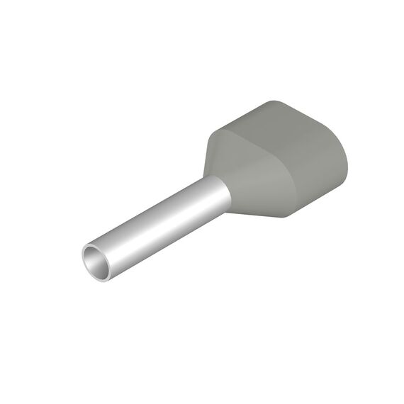 Pin terminal Weidmüller H0,75/14D ZH GR SV, cod 9018520000 - megora.ro