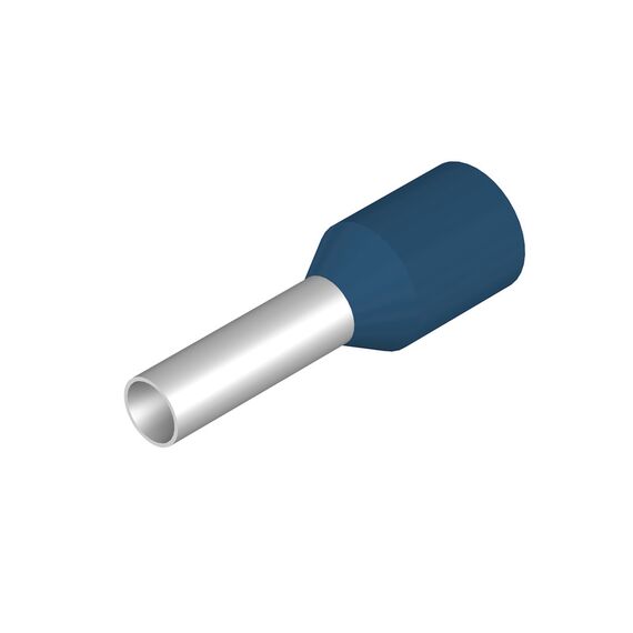 Pin terminal Weidmüller H2,5/15 BL SV, cod 9026100000 - megora.ro