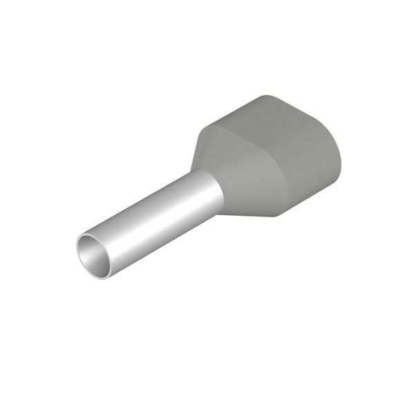 Pin terminal Weidmüller H4,0/22D ZH GR, cod 9037530000, gri - megora.ro