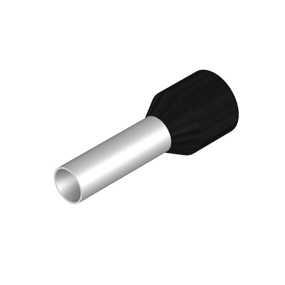 Pin terminal Weidmüller H6,0/20 SW, cod 533500000, negru - megora.ro
