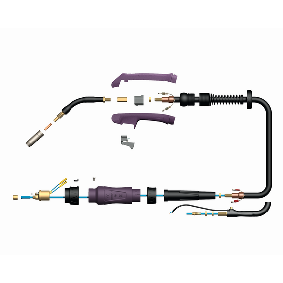 Pistolet sudură MIG/MAG Parweld Eco-Grip Max® 150A - 4 m, electrozi 0.6-1 mm, cod: ECR1500-40ER - megora.ro
