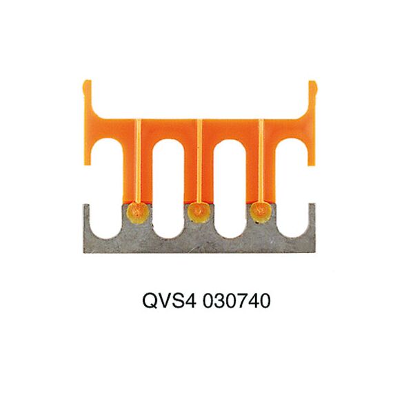 Scurtcircuitor cu șurub Weidmüller QVS 2/4 SAKT4, cod 1319260000 - megora.ro