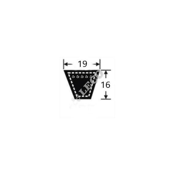 Curea trapezoidală dințată îngustă Everest 19X16X2175 La Cd - megora.ro