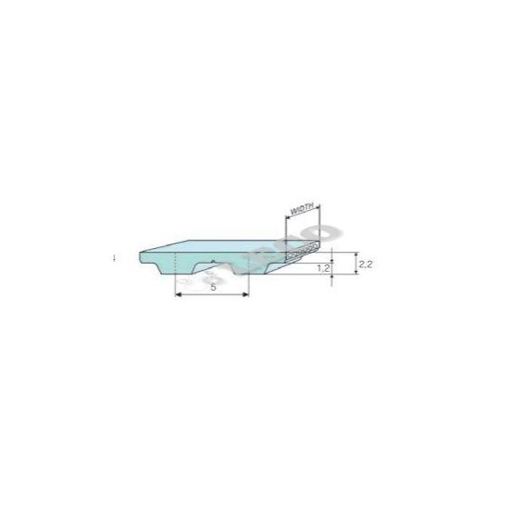 Curea sincronă dințată Optibelt T5 660/16Mm - megora.ro