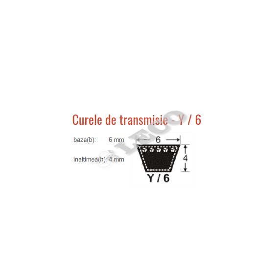 Curea trapezoidală Optibelt 6X4X300 Li - megora.ro