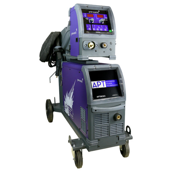 Aparat multiproces APTM 503SW Pro 3f sudură de tip MIG, MAG, 20-500 A, 24.8 kVA, electrozi max. 4.8 mm cod: APTM503SW-PT - megora.ro