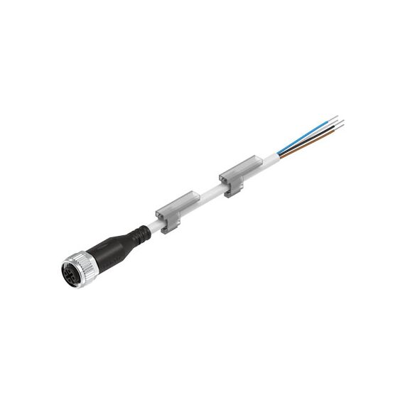 Cablu senzor Festo NEBU-M12G5-K-5-LE4, cod 541328 M12, capăt deschis, cablu 5 m, 4 fire - megora.ro