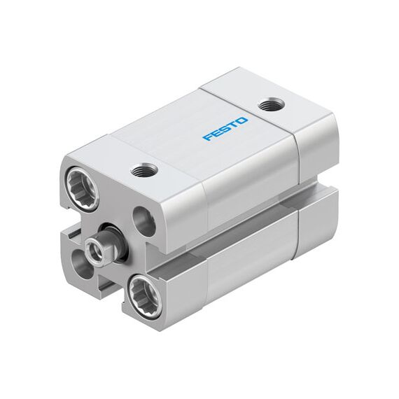 Cilindru compact Ø12 mm, Festo ADN12, cu acțiune dublă, piston cu filet M3 FI, cu frână și magnet, ISO21287 - megora.ro