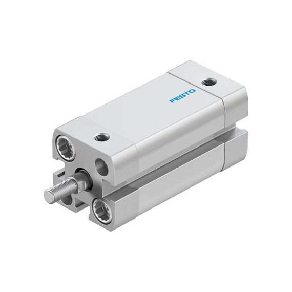 Cilindru compact Ø12 mm, Festo ADN12, cu acțiune dublă, piston cu filet M5 FE, cu frână și magnet, ISO21287 - megora.ro