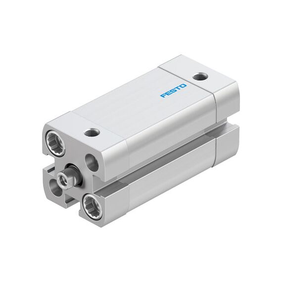 Cilindru compact Ø12 mm, Festo ADN12, cu acțiune dublă, piston cu filet M3 FI, cu frână și magnet, ISO21287 - megora.ro