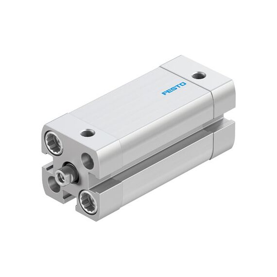Cilindru compact Ø12 mm, Festo ADN12, cu acțiune dublă, piston cu filet M3 FI, cu frână și magnet, ISO21287 - megora.ro