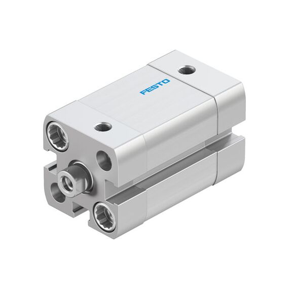 Cilindru compact Ø16 mm, Festo ADN16, cu acțiune dublă, piston cu filet M4 FI, cu frână și magnet, ISO21287 - megora.ro